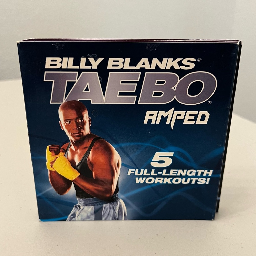 Billy Blanks Tae Bo Amped Workout Fitness DVD Set